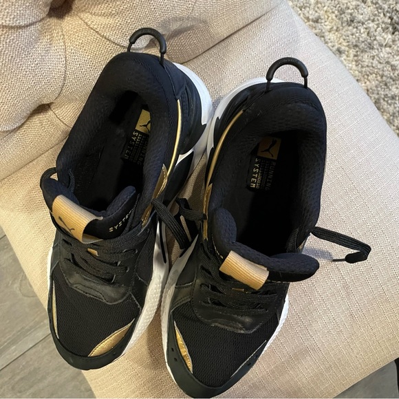 Puma Mens RS-X Black and Gold Size 7 - Picture 8 of 8